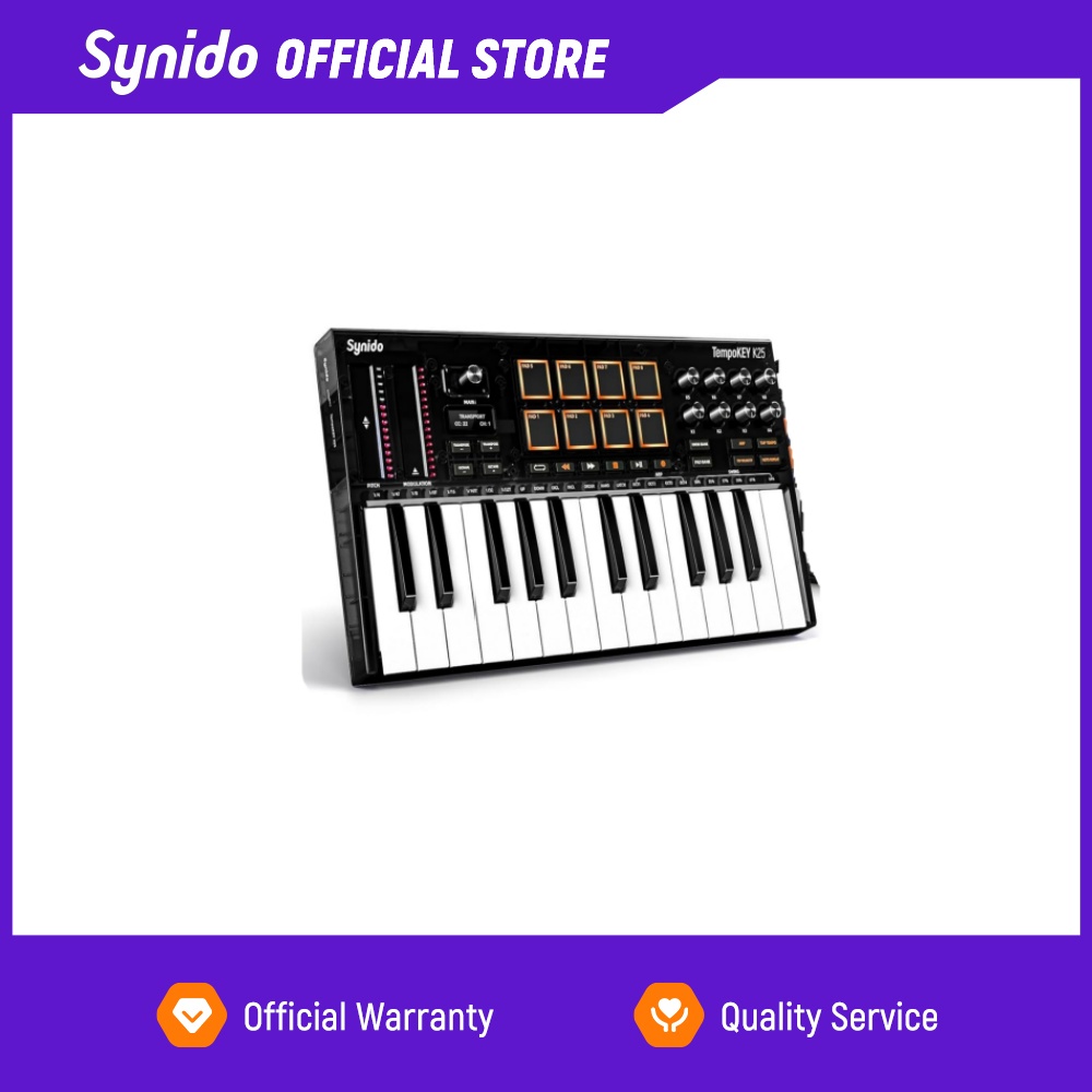 Synido Tempokey K25 USB MIDI K - Midi Controller Pad review and price