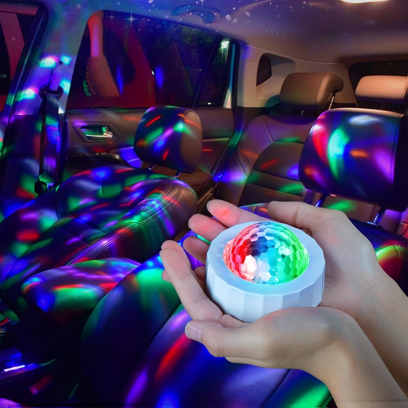 Car Disco Ball Rechargeable Ba - Audio Music Dj review and price