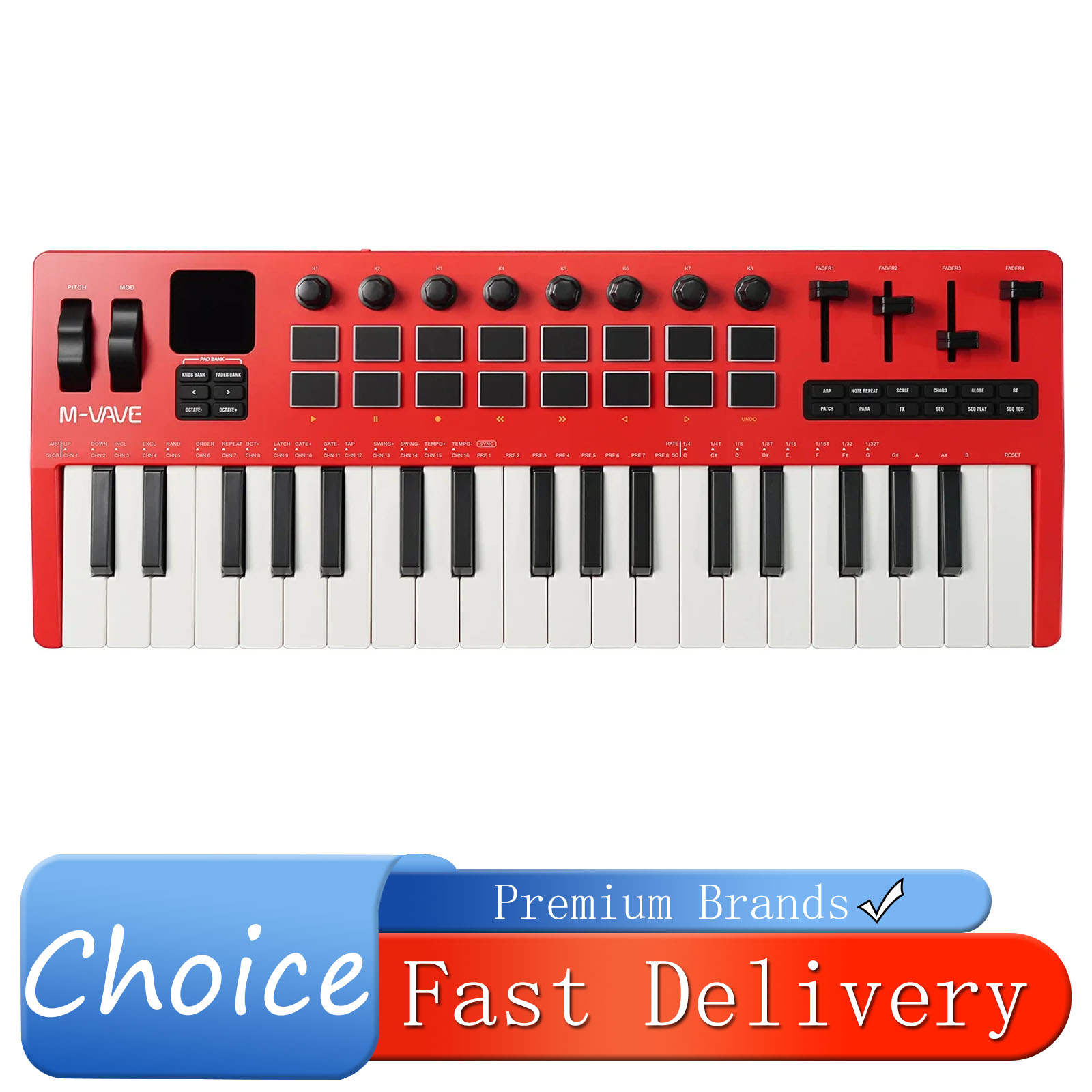 M-VAVE SMK-37 Pro 37-Key MIDI  - Midi Controller Pad review and price