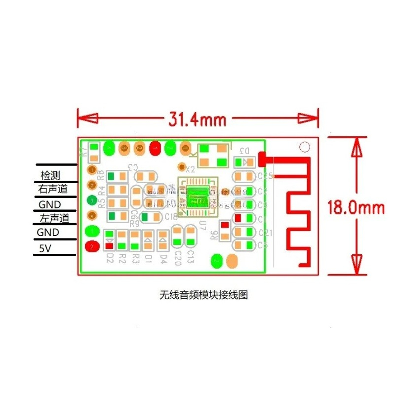 2.4G wireless audio transmissi - Audio Music Image review and price